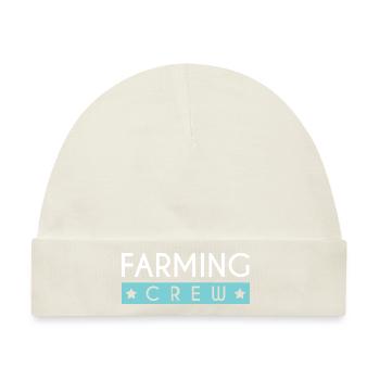 Farming Crew - Baby Premium Organic Mütze - Naturweiß - Vorne