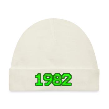 Computer Nerd 1982 - Baby Premium Organic Mütze - Naturweiß - Vorne