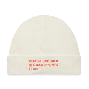 valentina - Baby Premium Organic Mütze - Naturweiß - Vorne