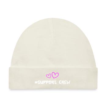 Support Crew Herz Liebe - Baby Premium Organic Mütze - Naturweiß - Vorne