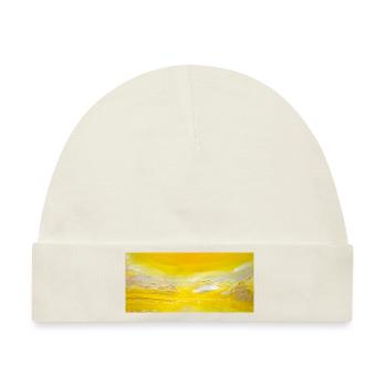 Tessiner Berge - Baby Premium Organic Mütze - Naturweiß - Vorne