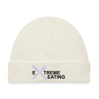 essen - Baby Premium Organic Mütze - Naturweiß - Vorne