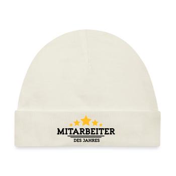 mitarbeiter des Jahres - Baby Premium Organic Mütze - Naturweiß - Vorne