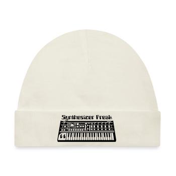 Synthesizer Freak - Baby Premium Organic Mütze - Naturweiß - Vorne