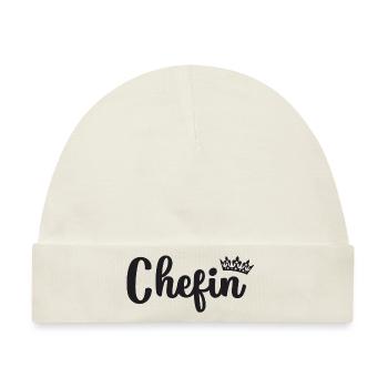 Chefin - Baby Premium Organic Mütze - Naturweiß - Vorne
