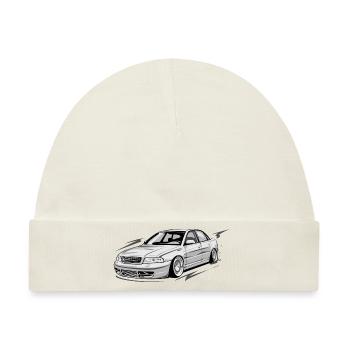 S4 B5 Limousine - Baby Premium Organic Mütze - Naturweiß - Vorne