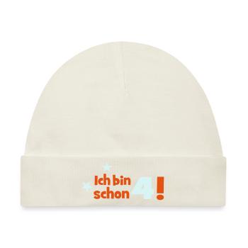 4 - Baby Premium Organic Mütze - Naturweiß - Vorne