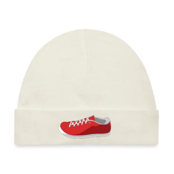 Schuh Rendering - Baby Premium Organic Mütze - Naturweiß - Vorne