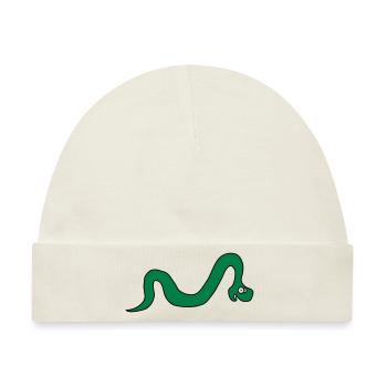 Funny Snake - Baby Premium Organic Mütze - Naturweiß - Vorne