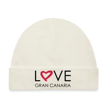 love gran canaria - Baby Premium Organic Mütze - Naturweiß - Vorne