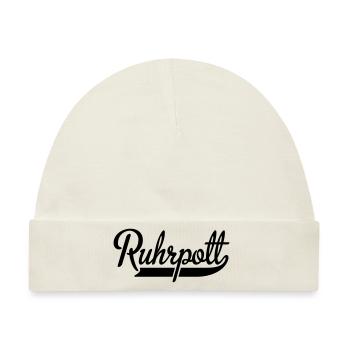 Ruhrpott - Baby Premium Organic Mütze - Naturweiß - Vorne