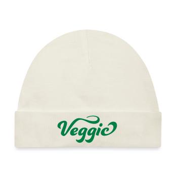 Vegetarier - Baby Premium Organic Mütze - Naturweiß - Vorne