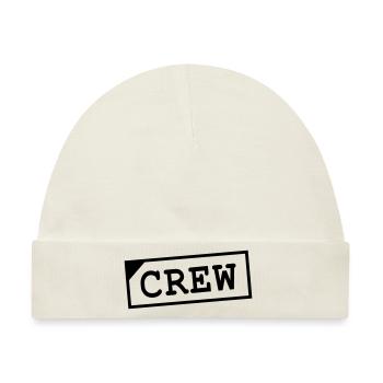 crew - Baby Premium Organic Mütze - Naturweiß - Vorne