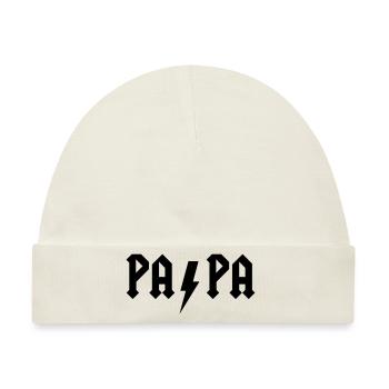 PAPA - Baby Premium Organic Mütze - Naturweiß - Vorne