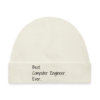 Computer / Informatiker / Aussenseiter / Ingenieur - Baby Premium Organic Mütze - Naturweiß - Vorne