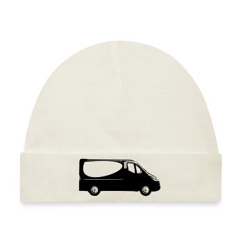 Bus - Baby Premium Organic Mütze - Naturweiß - Vorne