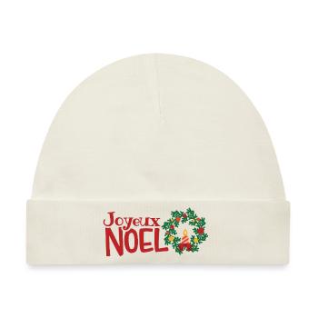 Joyeux Noel - Baby Premium Organic Mütze - Naturweiß - Vorne