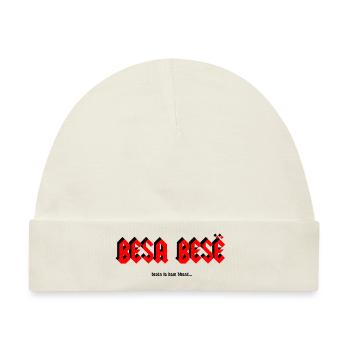 Besa Besë - Baby Premium Organic Mütze - Naturweiß - Vorne