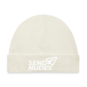 Senden Von Nackten - Baby Premium Organic Mütze - Naturweiß - Vorne