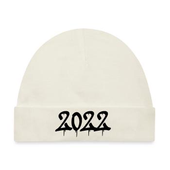 2022 - Baby Premium Organic Mütze - Naturweiß - Vorne