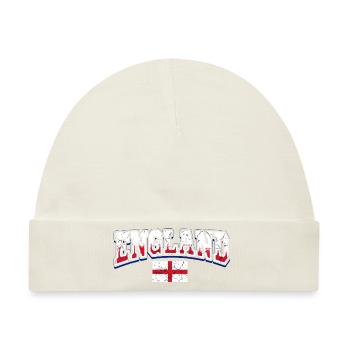England Fan - Baby Premium Organic Mütze - Naturweiß - Vorne