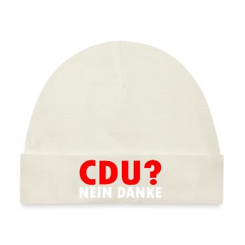 Cdu - Baby Premium Organic Mütze - Naturweiß - Vorne