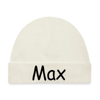 max - Baby Premium Organic Mütze - Naturweiß - Vorne