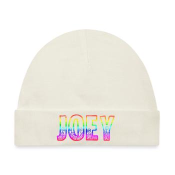 joey rs regenbogen - Baby Premium Organic Mütze - Naturweiß - Vorne