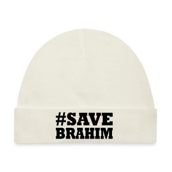 Save brahim - Baby Premium Organic Mütze - Naturweiß - Vorne