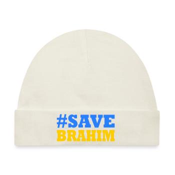Save brahim - Baby Premium Organic Mütze - Naturweiß - Vorne