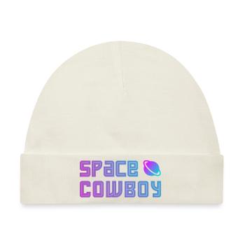 Space Cowboy - Baby Premium Organic Mütze - Naturweiß - Vorne