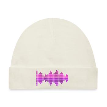 Equalizer Musik Dj - Baby Premium Organic Mütze - Naturweiß - Vorne