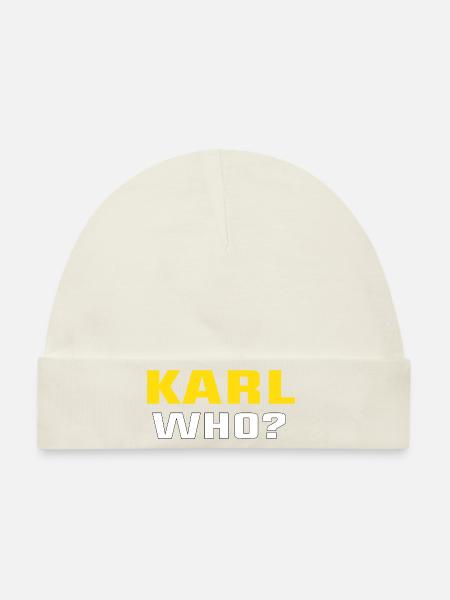 Karl Who? - Baby Premium Organic Mütze - Naturweiß