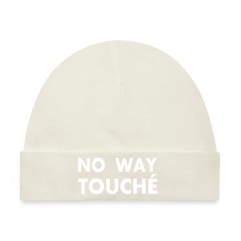 No way touché - Baby Premium Organic Mütze - Naturweiß - Vorne