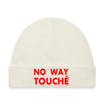 No way touché - Baby Premium Organic Mütze - Naturweiß - Vorne
