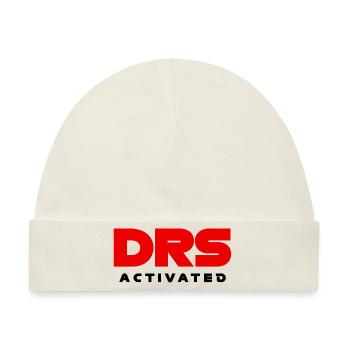 DRS aktiviertes Grand-Prix-Design - Baby Premium Organic Mütze - Naturweiß - Vorne