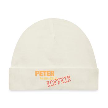 Peter - Baby Premium Organic Mütze - Naturweiß - Vorne