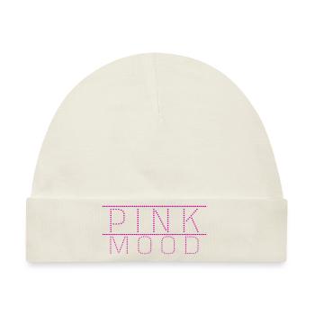 Pink Mood - Baby Premium Organic Mütze - Naturweiß - Vorne