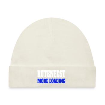 Rutenfest Mode Loading Ravensburg - Baby Premium Organic Mütze - Naturweiß - Vorne