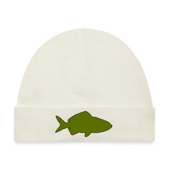 Goldfisch - Baby Premium Organic Mütze - Naturweiß - Vorne