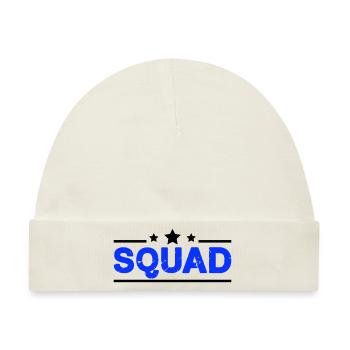 squad - Baby Premium Organic Mütze - Naturweiß - Vorne