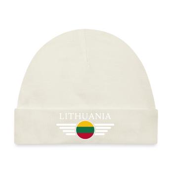 Litauen T-Shirt: Tradition, Natur, Amber - Baby Premium Organic Mütze - Naturweiß - Vorne