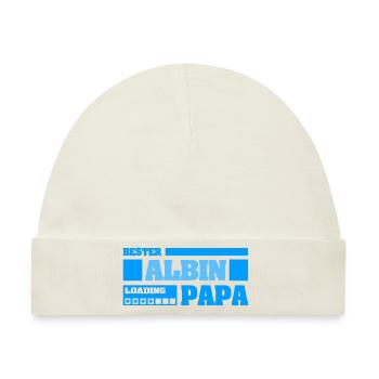 Vorname Albin - Baby Premium Organic Mütze - Naturweiß - Vorne