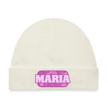 Maria - Baby Premium Organic Mütze - Naturweiß - Vorne