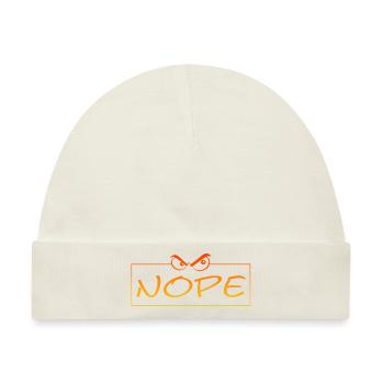 Nope, nope - Baby Premium Organic Mütze - Naturweiß - Vorne