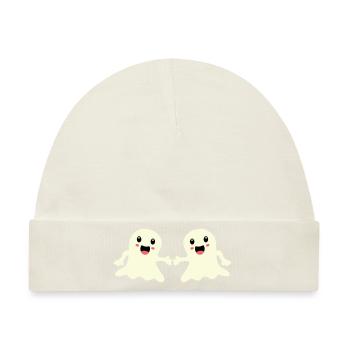 ghosts friends - Baby Premium Organic Mütze - Naturweiß - Vorne