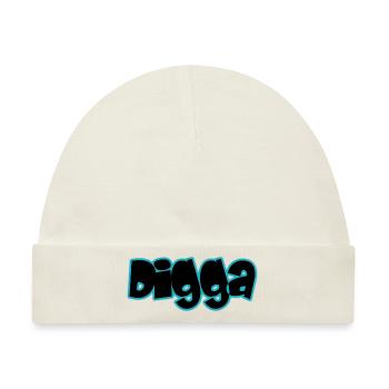 Digga - Baby Premium Organic Mütze - Naturweiß - Vorne