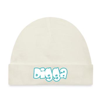 Digga - Baby Premium Organic Mütze - Naturweiß - Vorne