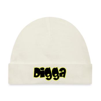 Digga - Baby Premium Organic Mütze - Naturweiß - Vorne