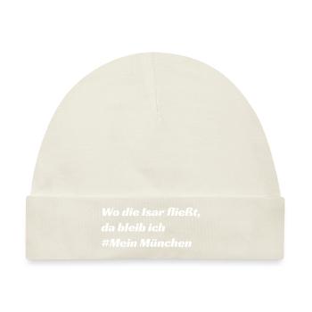 Munich - Baby Premium Organic Mütze - Naturweiß - Vorne